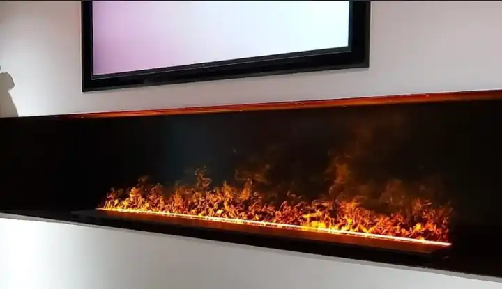 Customizable Length Water Steam Fireplace