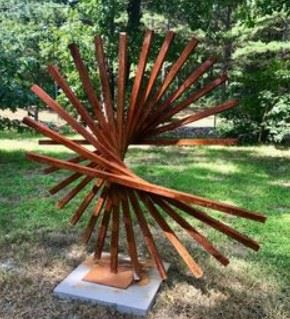Customize Corten Steel Sculpture Decorative Statue