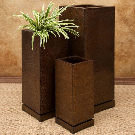 Pots de jardin extérieurs personnalisés de grande taille