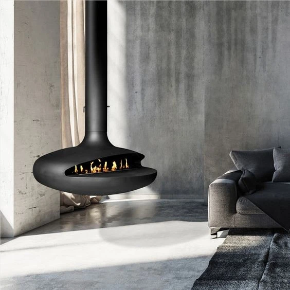 Mounted Gas Fireplace
