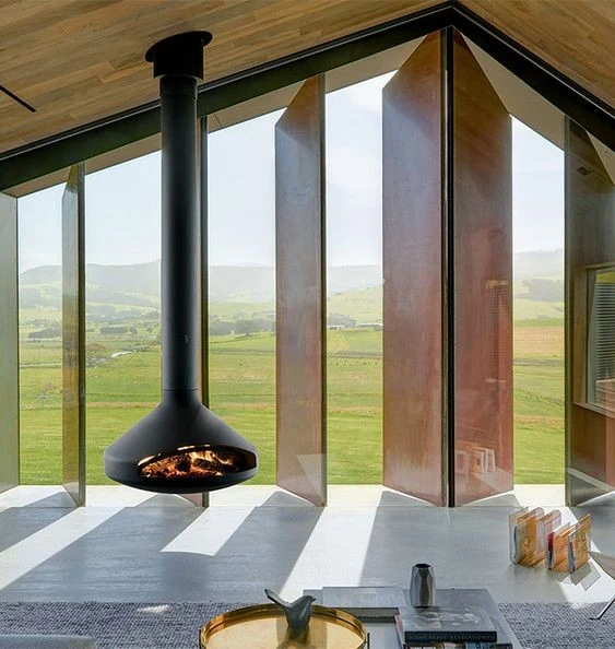 Mounted Gas Fireplace