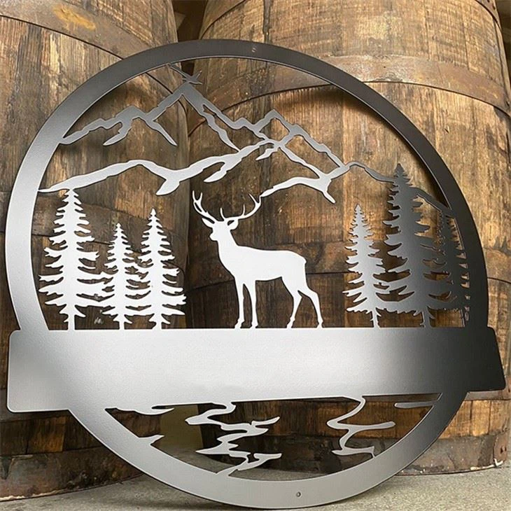 Outdoor Lovely Corten Garden Art