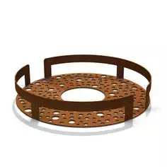 Outdoor Corten Steel Tree Grating Pavement