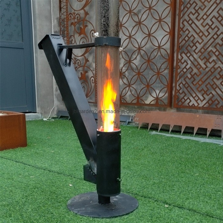 Poêle à granulés pour chauffer le jardin