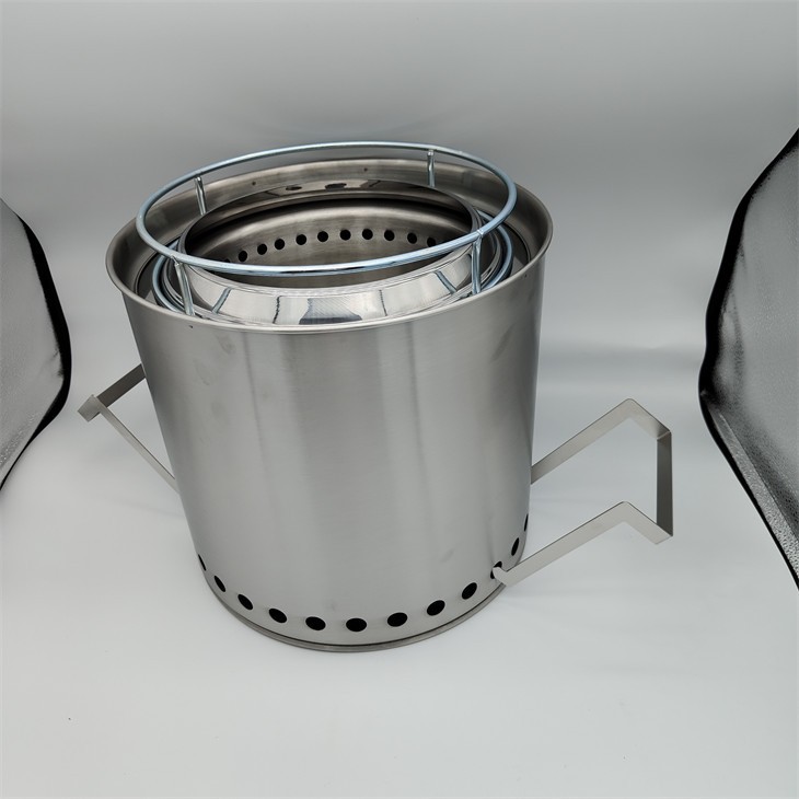 Steel Fire Pit Solo Wood Burning Stove