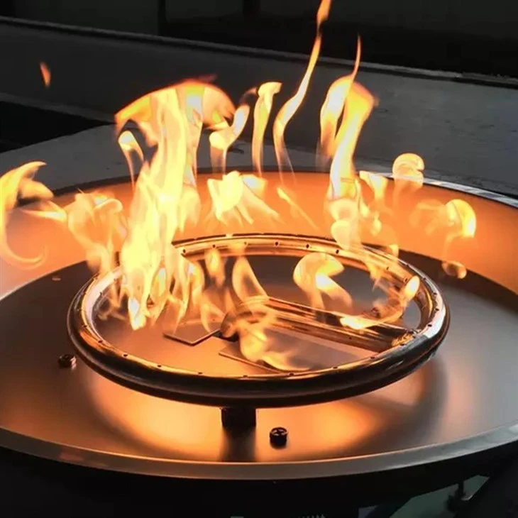 Poêle à feu pour brûleur à gaz