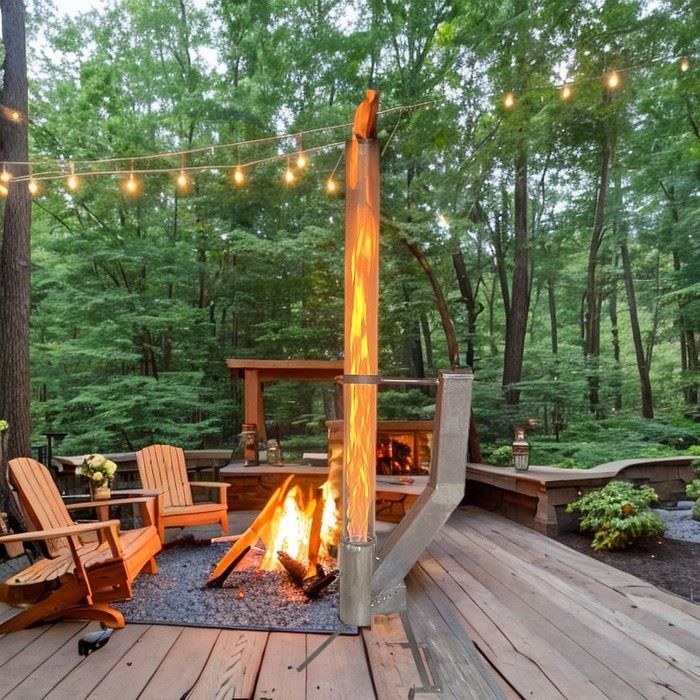 Pellet Stove Outdoor Rocket Stove