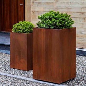 Veradek Metallic Series Long Box Planter